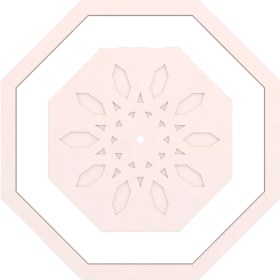 Resim Motifpiyer Tavan Lamba Göbeği 21-Sekizgen-Dış Çıtalı 