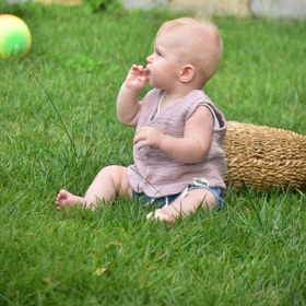 Resim Ninna Kids Multi Müslin Bebek & Çocuk Yelek - Lila 