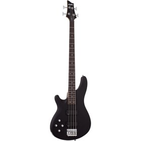 Resim Schecter C-4 Deluxe Solak Bas Gitar (Satin Black) 