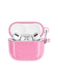 Resim Apple Uyumlu AirPods 4 Allstar Airbag 32 Parlayan Simli Saydam Renkli Kılıf Pembe 