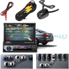 Resim EXVOL İNDASH 7 İNC DOUBLE TEYP 3 USB GİRİŞLİ DOKUMATİK 1080P HD + KAMERA HEDİYELİ 