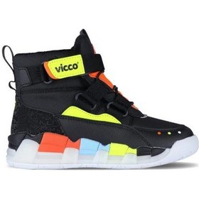 Resim Vicco Lesi 946.p24k.426 Anatomik Taban Erkek Çocuk Bot Siyah 26-30 Siyah 