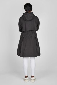 Resim Pikeur Raincoat 1021 Selection Diz Boyu Su Geçirmez Kadın Yağmurluk Siyah 