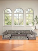 Resim BAKIRÖZÜ HOME Şark Köşesi Takımı (20 CM MİNDER KALINLIĞI) Gri Yahyalı Modeli 15 Parça 