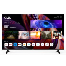 Resim Sunny SN55QMN252 55" 139 Ekran Dahili Uydu Alıcılı 4K Ultra HD Smart QLED TV 
