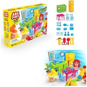 Resim Mutfak Oyun Hamur Seti 280 Gr. - Oyun Hamuru Seti - Hamur Setleri - Mutfak Hamur Seti Renkli 