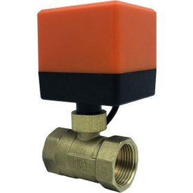 Resim Neevoyu Mikro Elektrikli Topak Vanası, 3 Tel 2 Kontrol, İki Yollu Npt Dişli, Dn25 Dn15, Bakır, Su İçin, Fan Koyl Serbest Secim 