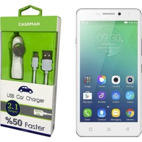 Resim Case Man Lenovo Vibe P1M Araç Şarj Cihazı Adaptör + Data Kablosu Hızlı Şarj Özellikli 