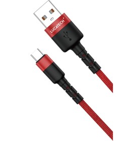 Resim Lucatech Huawei P20 Uyumlu USB Type-C Hızlı Şarj Kablosu 1 Mt Örgülü Hasır Kırılmaz Kablo 