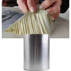 Resim Zenvia 2 Metre Sızdırmaz Bant 96MM Metalik Tamir Bandı Boru Çatlak Onarım Bandı Znv-Tcndym 