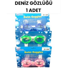 Resim Çocuk Yüzücü Deniz Gözlüğü 1 Adet Karma Renk Çok Renkli 