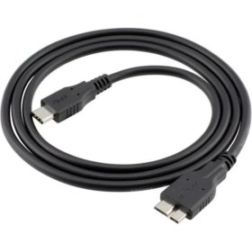 Resim 5241 USB Type C To Micro USB 3.0 Taşınabilir HDD Hard Disk Kablosu 1m (1 Metre) 