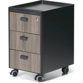 Resim Bürotime Pal Keson 3 Çekmeceli Külmeşe / Siyah 