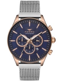 Resim FERRO Gümüş Hasır Kordon Erkek Kol Saati Fm31912c-e3 