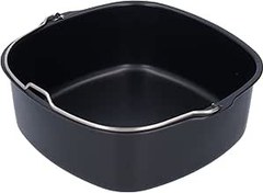 Resim Pasta fıçısı, CakeMold demir fritöz, kek kalıbı, kek kalıbı, fritöz aksesuarı, sıcak hava fritözü aksesuarı, kutu, yapışmaz kaplamalı pişirme kalıbı, HD9925, HD9860, HD9905 01, 18 için 