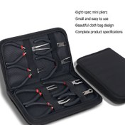 Resim 8 adet Paslanmaz Çelik Takı Yapımı Pense Seti, Düz Burun, Yuvarlak Burun, Üst Kesme, Tel Kesiciler, İğne Burun, Kavisli Burun ve Çapraz Pensler Dahil, DIY Takı Yapımı ve Küçük Nesne Onarımı İçin Mükemmel 