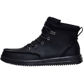 Resim HEY DUDE Bradley Classic Tumbled Erkek Siyah Bağcıklı Bot 