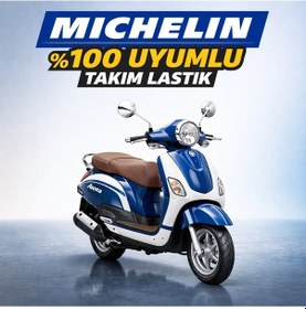 Resim Arora Cappucino 50-125 Michelin %100 Uyumlu Takım Lastik 