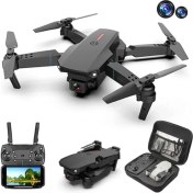 Resim E88 Drone Kameralı Drone App Kontrol Wifi Li Katlanabilir Quatcopter X3 Batarya 