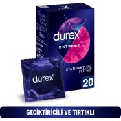Resim Durex Extreme 20'li ve Tırtıklı Prezervatif 