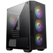 Resim MSI Mag Forge M100A D60 Akrilik Yan Panel Oyuncu Bilgisayar Kasası Siyah 
