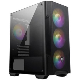 Resim MSI Mag Forge M100A D60 Akrilik Yan Panel Oyuncu Bilgisayar Kasası Siyah 