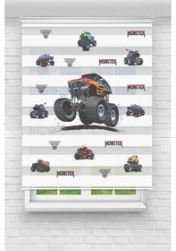 Resim Perdecizade Enxboy Araba Dijital Baskılı Zebra Perde-cocuk Odası-stor Perde Tycbd2d14ab564a037f095d00 Renkli 