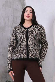 Resim ZEYWEAR Leopar Desen Hırka 