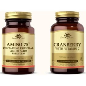 Resim Amino 75 Essential Amino 30 Kapsül+ Cranberry Extract With Vitamin C 60 Kapsül 