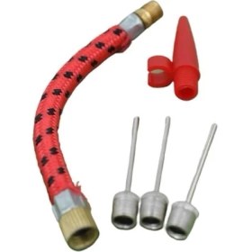 Resim Ototechparca® Pompa Iğne Başlık Seti Top Bisiklet Lastiği Şişirme Iğneleri 