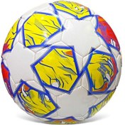 Resim Jook 4 Astarlı Suni Deri Sert Zemin Halı Saha Futbol Topu No:5 Bsf-193 - Sarı Lacivert Beyaz Sarı - Lacivert - Beyaz 