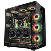 Resim Gamepower Warcry Mıd Atx Gamıng Kasa (6 Argb Fan) 