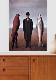 Resim Postermanya (pster20232) The Presence Of Mind - Rene Magritte Sanatsal Poster 90 x 130 