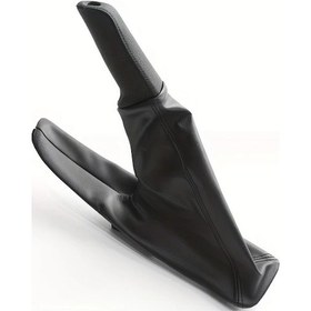 Resim Hightower Bmw 1 Serisi E81 Hatchback 2006-2011 Siyah Yapay Deri El Freni Kılıfı Oto Parça 