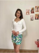 Resim Zilolafashionhouse Damla Yaka Örme Bluz 