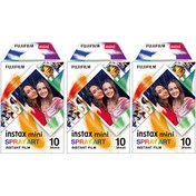 Resim Instax Mini Spray Art 10x3 Film Seti Fujifilm