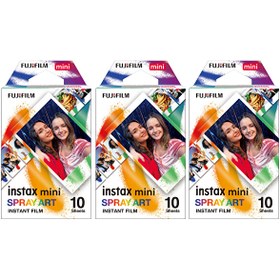Resim Instax Mini Spray Art 10x3 Film Seti 