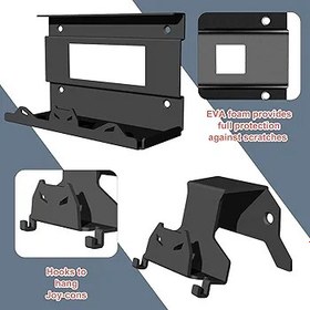 Resim BracNova Wall Mount for Nintendo Switch/Switch OLED -Steel Switch Wall Mount with Controller Holder Safely Store Your Switch Console Near or Behind Your TV 