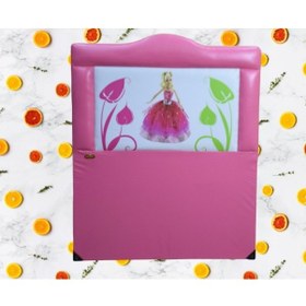 Resim Başlık Lüx 90 cm SUNİ DERİ Baskı Barby PEMBE Renk Kapitone Düz Kumaş El yapım 