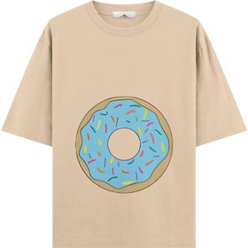 Resim Donut Boy - Hamile Oversize Tshirt - Bej / M / Oversize 