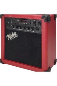 Resim AyrStore MGA 25RD Elektro Gitar Amfisi 25 Watt USB Bluetooth Şarjlı 2 Girişli 