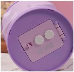 Resim Işıklı Sevimli Tek Boynuzlu At Tasarımlı Kumbara Mor Renk 