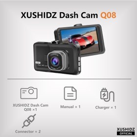 Resim Xushıdz Yenı 1080 P Hd Dash Kamera Döngü Kayıt Otomobil Araç Dvr 