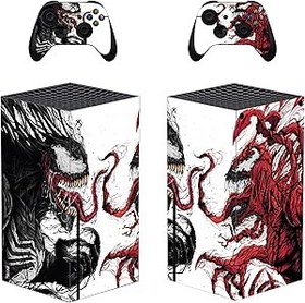 Resim Vanknight Xbox Serisi X Konsol Kontrolörleri Kaplama Çıkartmaları Sarma Vinil Xbox Serisi X Konsol Uzaylı için 