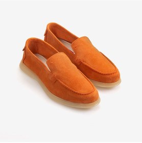 Resim Rouge Kadın Loafer 0172 Turuncu Süet 