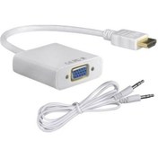 Resim HDMI Vga Dönüştürücü Audio Çıkış ile Birlikte 