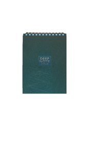 Resim Özkan Deep Note 17x24 Spiralli Bloknot 100 Yap. Düz Defter Yeşil 