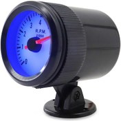 Resim Yunboo Araba Tachometresi Siyah Plastik 0-8000rpm Mavi Led Işık 12v Dc K1069 Modeli 