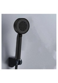 Resim 5 Fonksiyonlu Duş Başlığı+ Siyah Duş Askısı+ 150 Cm Siyah Hortum Siyah 