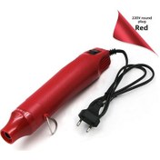 Resim Yuntech01 220v Dairesel Fişli Isı Torchu - Kauçuk Damga, Relief Tozu, Islak Film Ve Ham Kili İçin El İşleri Araçları - Toptan Satış Kırmızı 